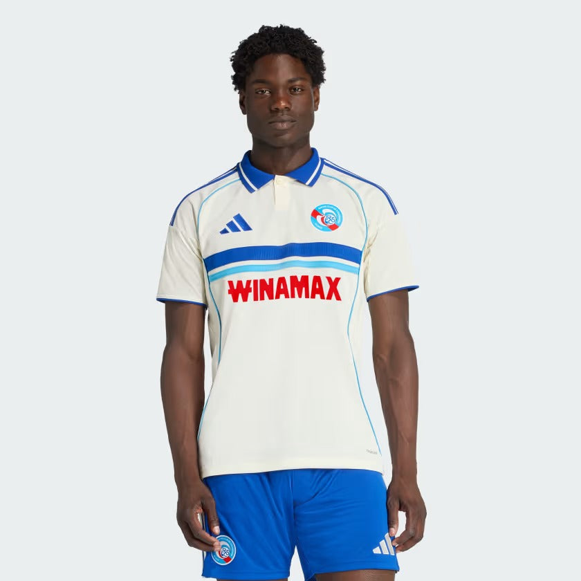 Camisa adidas RC Strasbourg 2025/26 I na TSN Sports