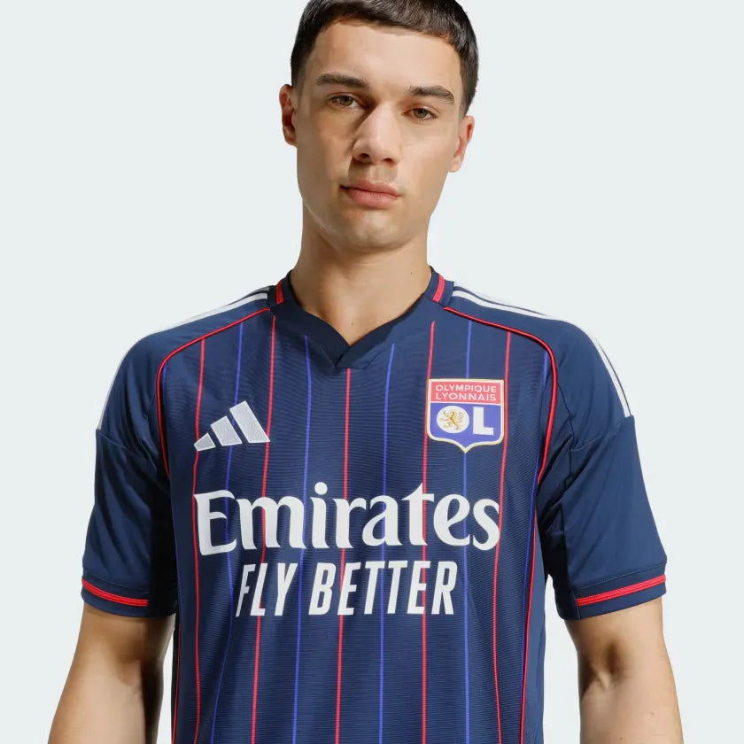 Camisa adidas Olympique Lyonnais 2025/26 II na TSN Sports