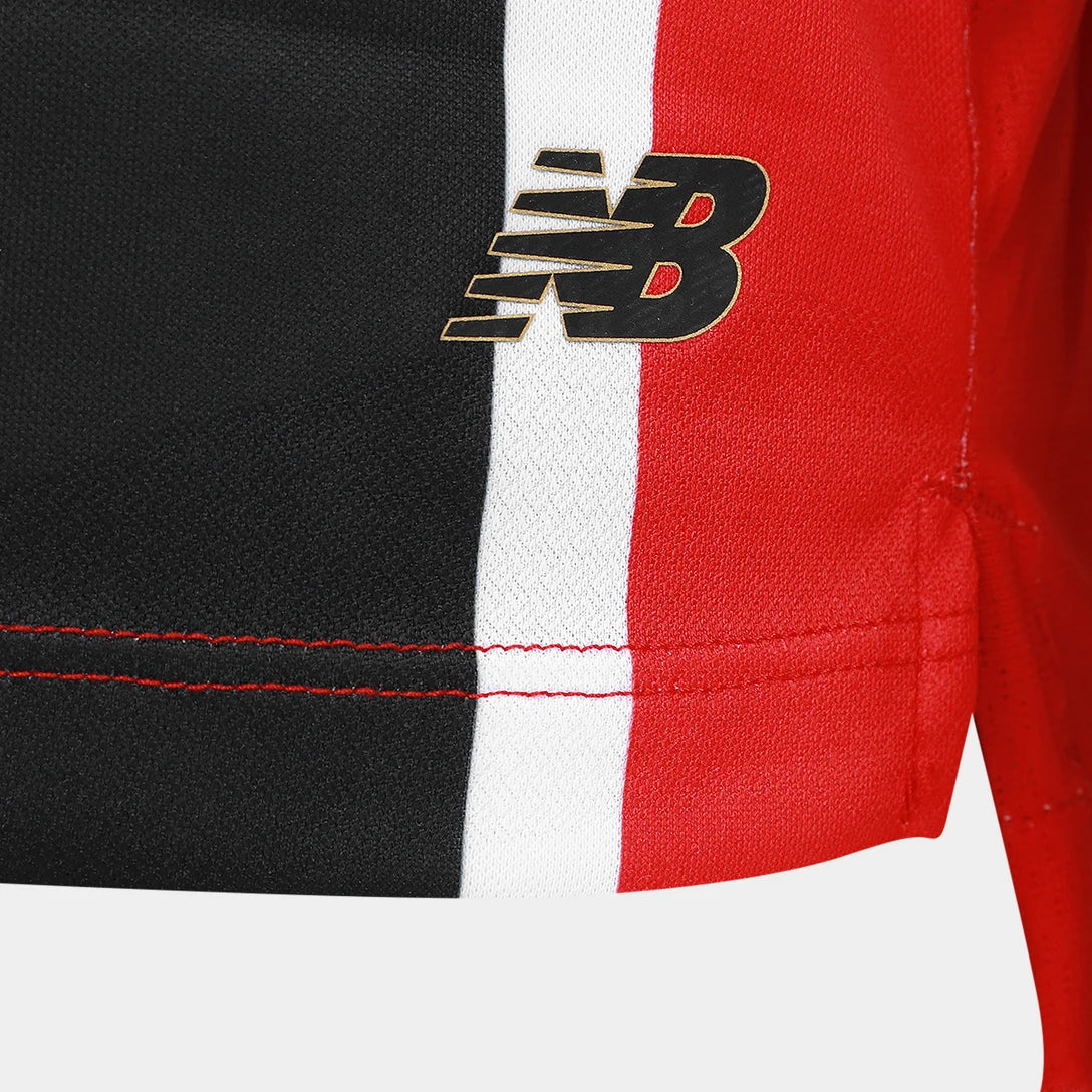 Camisa New Balance São Paulo 2025/26 II Jogador, detalhe da gola