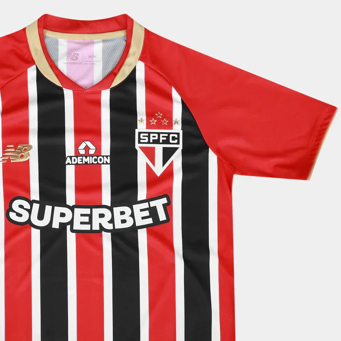 Camisa New Balance São Paulo 2025/26 II Jogador, vista de costas