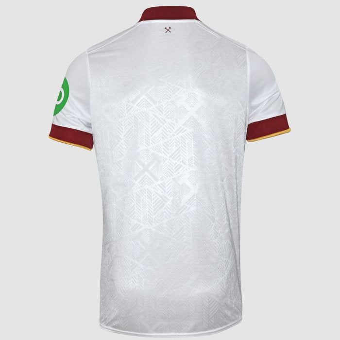 Camisa West Ham 2024/25 III Torcedor, detalhe do escudo